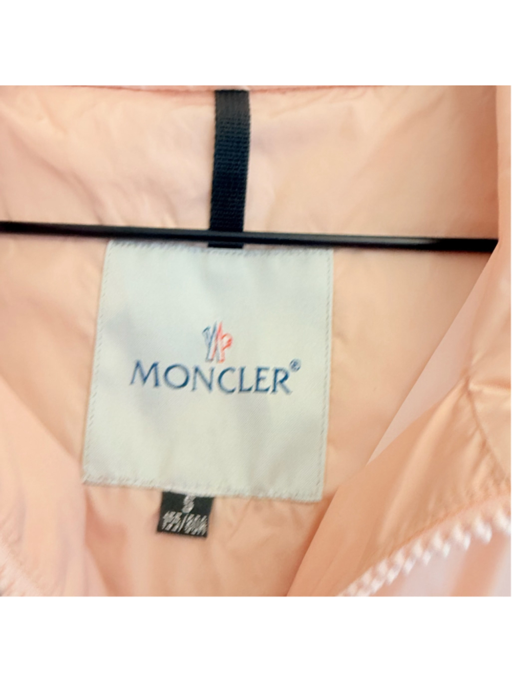 Women's Moncler Lightweight Windbreaker Jacket Pink Size Small - Picture 4 of 13